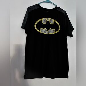 Batman TM & DC Comics T-Shirt  Black Yellow Mns Size MEDIUM